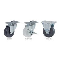ナンシン 一般キャスター自在タイプ 40mmエラストマー車輪付 TEー40TP 1セット(150個)（直送品）