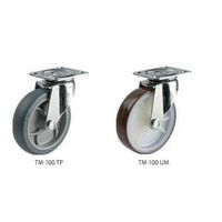 ナンシン 一般キャスター自在タイプ 100mmウレタン(B入)車輪付 TMー100NTB 1セット(30個)（直送品）