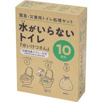 イワツキ 水がいらないトイレせいけつさん10回分×12セット 007-70238 1個（直送品）