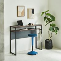 WINcase カウンターデスク シリウス ダークグレー 幅120cm 414084 1個（直送品）