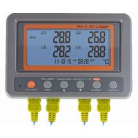 SATOTECH 4ch温度ロガーHJー4CHK ODL-025-01 1個（直送品）