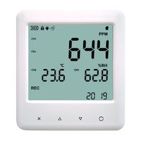 SATOTECH HJーCO2ーLOG CO2モニター(温度/湿度) GCH-020-03 1個（直送品）