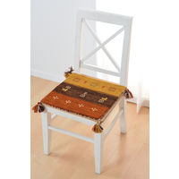 萩原 ウール素材でふっくら贅沢な踏み心地 ギャッベラグ LORRI BUFF