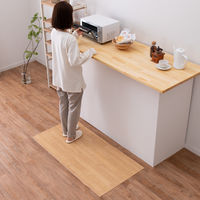 萩原 抗菌・防カビ機能付き 水拭きできるクッションフロア ベージュ 700010721 1枚（直送品）