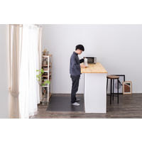 萩原 抗菌・防カビ機能付き 水拭きできるクッションフロア ストーン 700010783 1枚（直送品）