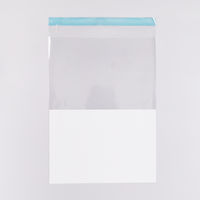 キングコーポレーション フィルム封筒 A4 OPP50μ 白色1/2ベタ/透明 CHA0861 1箱（1000枚入）（直送品）