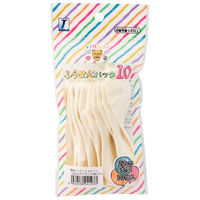 バルンるん 風船パック10入ホワイト 1セット(5袋入) 0711010416