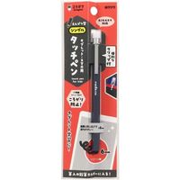 クツワ えんぴつ型タッチペン ブラック MT012BK 5個（直送品）
