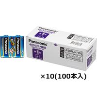 パナソニック エボルタNEO 単1形 1箱（100本：10本×10パック） LR20NJN/10S×10