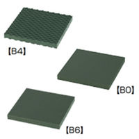 ナベヤ 防振プレート B4ーR110 B4-R110 1セット(2枚)（直送品）