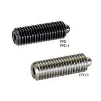 ナベヤ スプリングピンプランジャD型 PPDー10J 1セット(6本)（直送品）