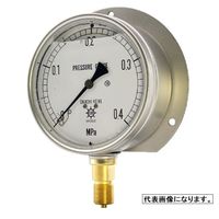 第一計器製作所 GRSグリセリン入り圧力計(ステンレスケース) GRS-BU-R3/8-75X60MPA 1台（直送品）