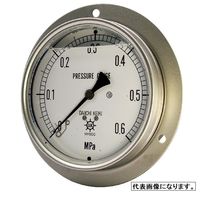 第一計器製作所 GRSグリセリン入り圧力計(ステンレスケース) GRS-DU-G3/8-100X3MPA 1台（直送品）