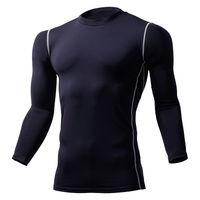 ボンマックス 長袖コンプレッション ネイビー XXL RC3912 RC3912-8-XXL 1着（直送品）