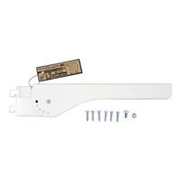 和気産業 ピラシェルフリー棚受 白 3枚用 左 WPS054 1セット(4個)（直送品）