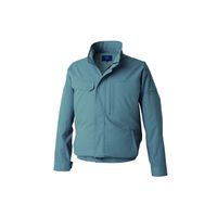 空調服 空調服(R)難燃長袖ブルゾン(横ファン)(ウェアのみ)/グレー/LL KU92610/GLAY/LL 1着（直送品）