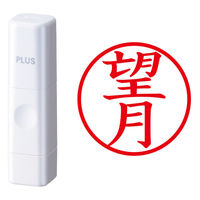 認印 プラス ネームキューブ 望月 ホワイト 浸透印 60122 1個（直送品）