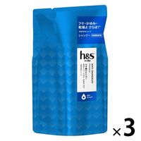 h&s scalp（エイチアンドエス）スカルプシャンプー ドライ フケ・かゆみ 詰め替え 300mL 3個 メンズ P&G