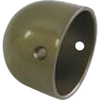 OMSORG(オムソリ) オムソリPRO手すり3565シリーズ  亜鉛ダイカスト エンドキャップ 35 ブラウン  2個（直送品）