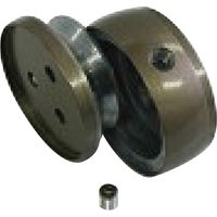 OMSORG(オムソリ) オムソリPRO手すり3565シリーズ  丸棒(直線)ジョイント金具 35 ブラウン KM35JA-B 1個（直送品）