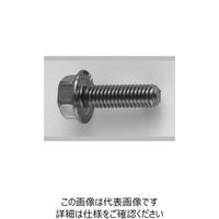 ファスニング J クローム 鉄 4マーク付きフランジボルト（セレート付き） 8 X 50 C00014020080050006（直送品）