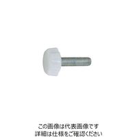 ファスニング J 3カ-W 鉄 白 花ボルト(No.2) 5 X 12 C0002F200050012003 1箱(400個)（直送品）