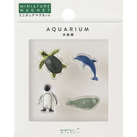 デザインフィル ミニマグネット 水族館柄B 4個入 43424006 1セット(1個×2)（直送品）