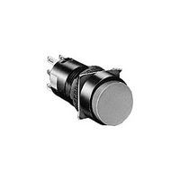 IDEC φ16 A6シリーズ 押ボタンスイッチ 丸形 緑 AB6MーM1G 1セット(3個)（直送品）