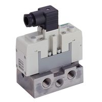 CKD パイロット式5ポート弁ISO準拠バルブ PV5Gシリーズ(ISOサイズ1) PV5G-6-YZ-D-1-NA-A02 1台（直送品）