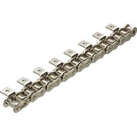 (株)椿本チエイン コーティングアタッチメント付 RS形チェーン(NP仕様) RS120ーNPー8LSA1ーL 1セット(3L)（直送品）