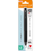 ゼブラ サラサクリップ2+S 0.4 黒 1本入 P-SJS5-BK 1セット(10本)（直送品）