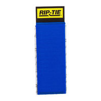 RIP-TIE（リップタイ） ケーブルキャッチ 50.8mmX127mm 2本入 青 C-E5-002-BU 1袋(2本)（直送品）