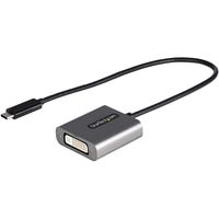 USB-C - DVI 変換アダプタ／30cmケーブル　CDP2DVIEC　1個　StarTech.com（直送品）