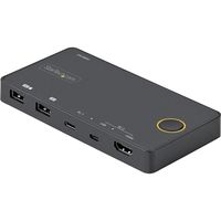 2ポートKVMスイッチ／USB-A & USB-C切替器　SV221HUC4K　1個　StarTech.com（直送品）