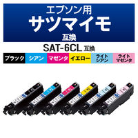 エプソン（EPSON）用 互換インク CC-ESAT-6PK SAT-6CL互換 1パック（6