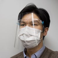 【フェイスシールド】 テンダイ フェイスシールド メガネ型 F921008 1個