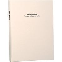 ナカバヤシ ドゥファビネ１００年アルバムブック式 Ａ４ノビ ホワイト アH-A4PB-181-W 1冊（直送品）