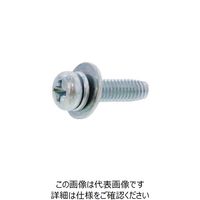 SUNCO 三価ホワイト SタイプナベP=3 4×10 (900本入) 30-00-7003-0040-0100-03 1箱(900本)（直送品）