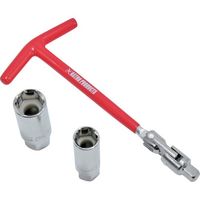 アストロプロダクツ AP 3/8DR T型ハンドル&プラグソケットセット (3点組) 2007000014479 1セット(3セット)（直送品）