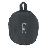 無印良品 ポリエステルたためる仕分けケース 筒形 黒 Ｓ 約１１×１１×２６ｃｍ 良品計画