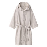 無印良品 ガーゼパイルバスガウン 男女兼用ＬーＸＬ ベージュ 良品計画