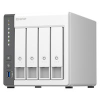 QNAP  ＮＡＳ／ＴＳー４３３　ミドル　８ＴＢ　（２ＴＢ　ｘ　４）　Ｄモデル T433M204D（直送品）