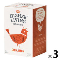 ハイアーリビング シナモン有機ハーブティー 1セット(15バッグ入×3)