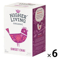 ハイアーリビング スイートチャイ有機ハーブティー 1セット(15バッグ入×6)