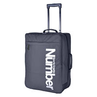 スワン Number ソフトキャリーバッグ 45L ブラック/シルバー 61001 1個（直送品）