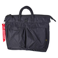 スワン ROTHCO タブレットPC対応 ミニヘルメットバッグM 45084 ブラック 1個（直送品）