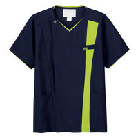 フォーク メンズジップスクラブ サックス×ダークネイビー M 7058SC-2-M 1枚（直送品）