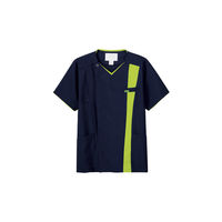 フォーク メンズジップスクラブ ダークネイビー×ライム LL 7058SC-37-LL 1枚（直送品）