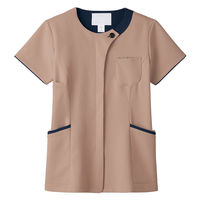 フォーク レディスジップスクラブ ココア×ダークネイビー EL 7069SC-11-EL 1枚（直送品）