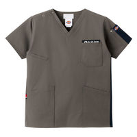 フォーク スクラブ ガンメタ×ダークネイビー L 7116SC-5-L 1枚（直送品）